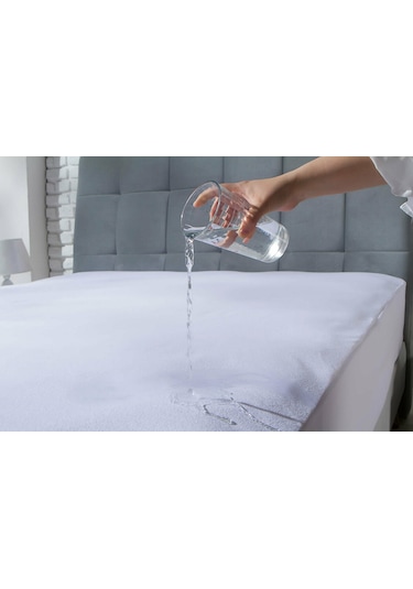 Doqu Home Sleepline Sıvı Geçirmez Fitted Alez 140 X 190 Beyaz