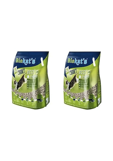 Biokat's Eco Light Pelet Topaklaşmayan Kedi Kumu 2 x 5 L