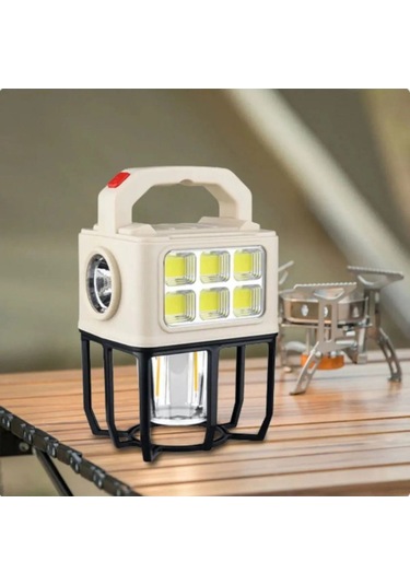 Pasajdanal Usb Çıkış Ultra Güçlü Ledli Şarjlı Fener Işıldak Karışık Çok Renkli