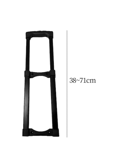 Suntek Bagaj Teleskopik Saplı Yedek Destek Sağlam Taşıma Siyah