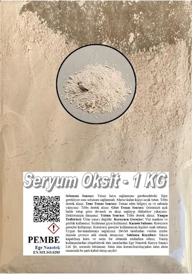 Cam Çizik Giderici Pembe Seryum Oksit - 1 KG