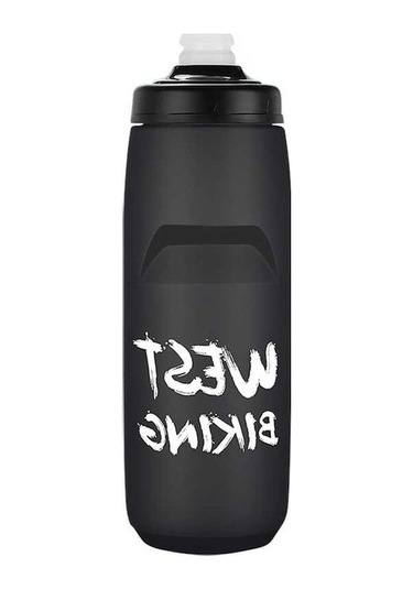 Wondernest Yp0721042 West Su Siyah Şişesi Sertifikalı Pp+silikon Mat Kamp Bardağı 750ml - Fda Onaylı Bpa İçermez, Hava Sızdırmaz Siyah