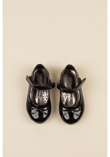 Gimer - Bıyık Fiyonk Siyah Kız Çocuk Ayakkabı - Eyl1301G Siyah