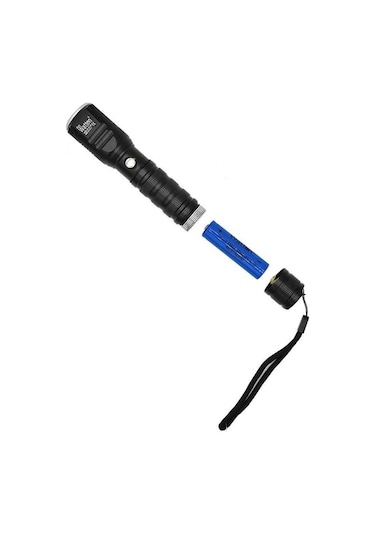 Watton Wt-087 Şarjlı Pilli Zoomlu El Feneri