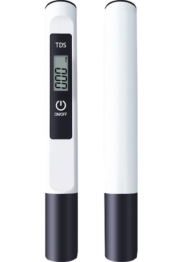 Kosona Beyaz Dijital Tds Su Test Cihazı - 0-9990 Ppm Aralığı, Hassas Prob, Doğruluk 2%, Pil Yok Tds-m3 Beyaz