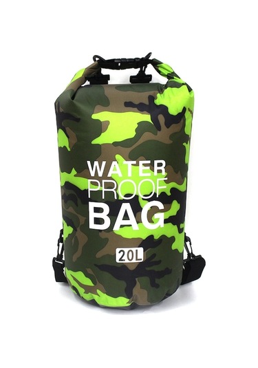 Çok Amaçlı Hafif Su Geçirmez Outdoor Sırt Çantası-20l Yeşil Yeşil