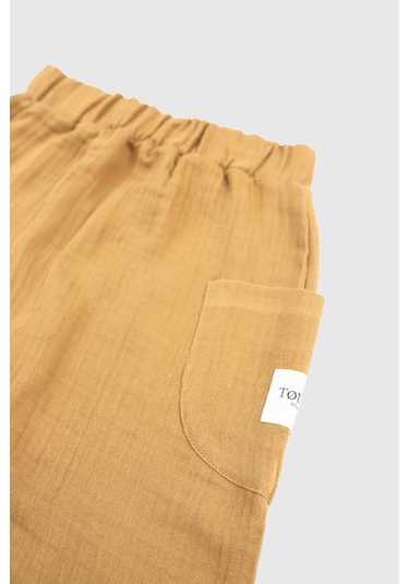 Totzee Cepli Pantolon Camel Kahverengi