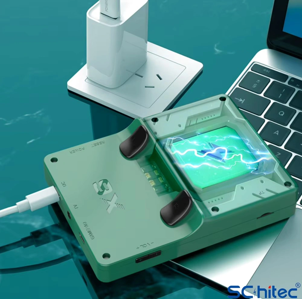 Schitec X6 3.5inç Ips Ekran Taşınabilir Retro El Atari Oyun Konsolu 10000 Oyunlu Tv Bağlanan 32gb Yeşil