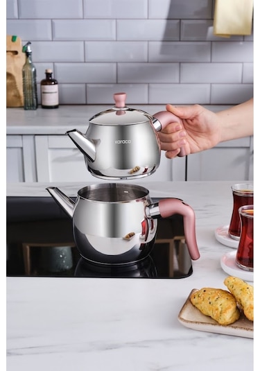 Karaca  Maya Mini İndüksiyon Tabanlı Çaydanlık Takımı