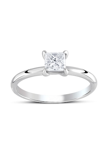 Pirnus Diamond Tektas Yüzük 14 Ayar Altın Gramı : 2.23
