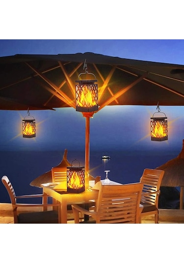 Sones İskelet Elmas Simülasyon Alev Işıkları Açık Hava Güneş Enerjili Led Bahçe Lambası, Güç: 0.6w