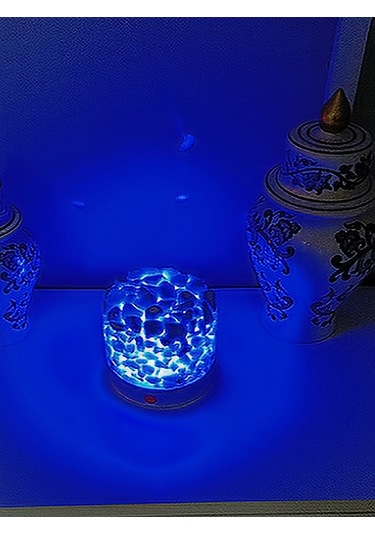 Dekoratif Masa Lambası Kor Yanar Taş Yatak Odası Meditasyon Alev