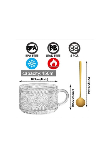 Vintage Cam Yulaf Ezmesi Kavanozu - 414 Ml Bambu Kapak Ve Kaşık Dahil B