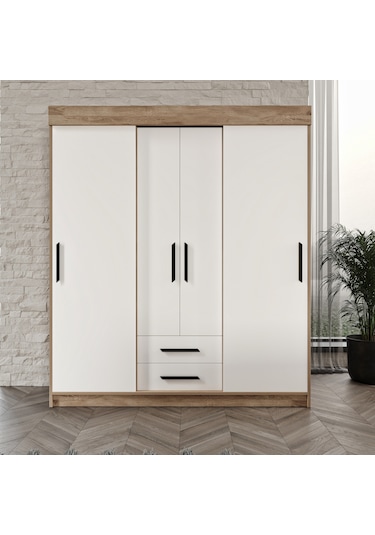 Afilli Ildır Cocuk Odası Takımı Tamamı Mdf Flora Ve Beyaz Flora Beyaz