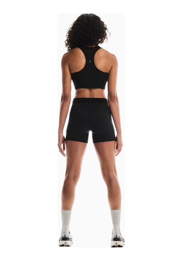 On Pace Tights Short Cleancloud Kumaşlı Kadın Koşu Taytı Siyah