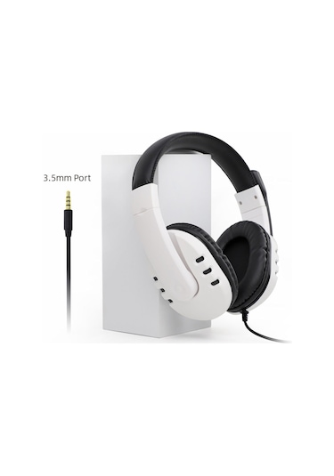 Dobe PS5/PS4/Xbox One Uyumlu Kulaklık Beyaz