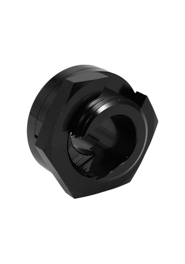 Skycity Motor Bağlantı Kablosu Fırewall Grommet Delik, Aluminyum Alaşım, Siyah, 7.5x7.5x4.5cm, 61g, Anahtar İle