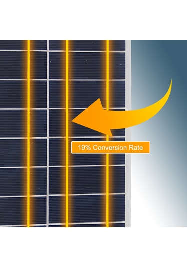 Mufunye Yüksek Verimli Monokristal Güneş Paneli - 8w, Ipx6 Su Geçirmez, Taşınabilir, Type-c Bağlantılı, 290x160mm