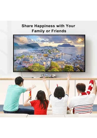 Fastbuy iPhone Uyumlu 16/15 Serisi Usb-c-hdmı Adaptör: 4k 30hz Tv Bağlantısı, Spor/film/oyun, Kolay Kurulum