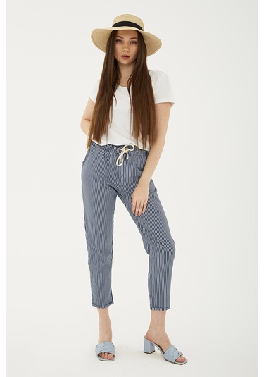 Fashion Friends Bayan Pantolon 25y0344k1 Lacivert Lacivert