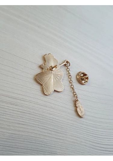 Proshik Emaye Tavşan Broş Rozet 302425265 Beyaz