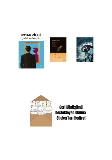Şimdi Buradaydı + Bende Ölen Sensin + Gölgesinde + Okuma Sticker'ları
