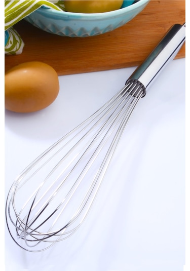 Metal Paslanmaz Çırpıcı 35 CM Metal