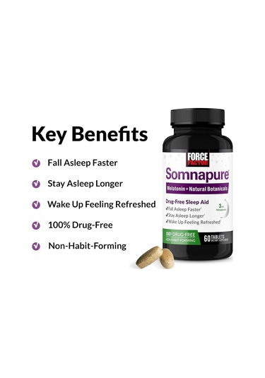 Force Factor Somnapure & Valerian & Theanine Fall Aslee