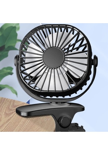 Clipon Fan, Usb Küçük Fan, Usb Kablosu İle Güçlendirildi, 3 Hız, Ofis Yatak Odası Masaüstü Pembe İçin Sessiz Elektrikli Fan