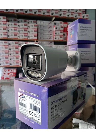 2 Li Kamera Seti Ztech Kişi Ve Araç Algılamalı Sesli