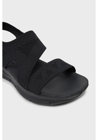 Skechers Bayan Sandalet 119458 Bbk Siyah Siyah