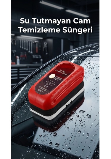 Su Tutmayan Araç Cam Temizleme Süngeri - Pratik Kullanım