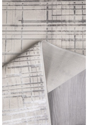 Modern Dekoratif Dokuma Salon Oturma Odası Çocuk Odası Mutfak Halısı Antre Halı Yolluk Krem 4113c