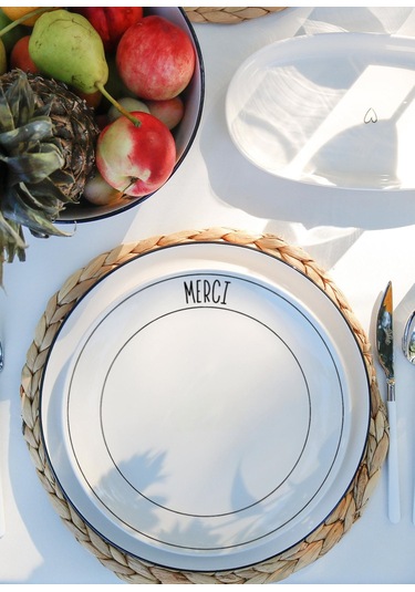 The Mia Daily Tunes Yemek Takımı 6 Kişilik 31 Parça Beyaz