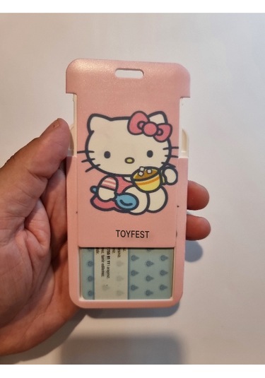 Hello Kitty Figür Anahtarlık Çanta Aksesuarı Ve Kartlık 2 Si Bir Arada - Model 2
