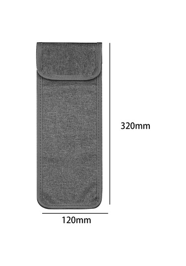 Suntek Kamp Çivi Çantası Yeniden Kullanılabilir 12cmx32cm-gri Gri