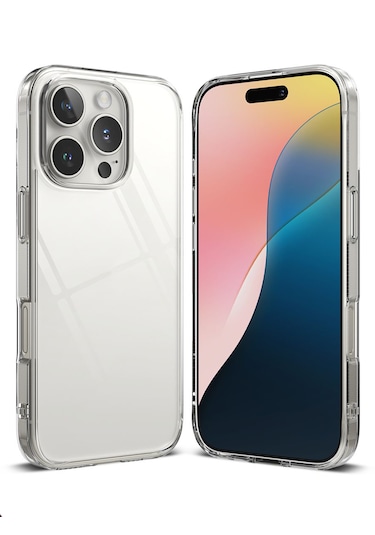 Apple Uyumlu iPhone 16 Pro Kılıf Sararmaz Sert İnce Şeffaf Kamera Korumalı