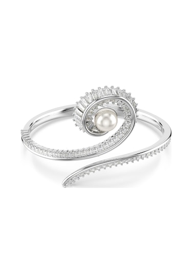 5720863 Swarovski Bilezik Ss25 Capsule:bangle Whıte/rhs M Metalik