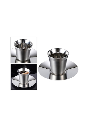 Suntek Çift Cidarlı Kahve Kupa Yalıtımlı Çay Bardağı