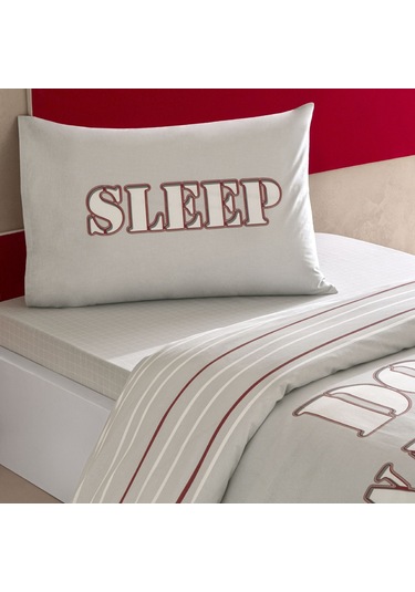 Taç Zuno Ranforce Tek Kişilik Nevresim Takımı Gri 000000001000051024 Gri