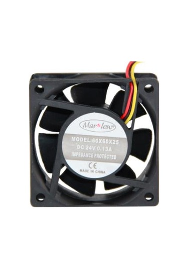 Kasa Fanı - "216A" - 60X60X25 Mm - 24 Volt 0.13 Amper - 3 Pin