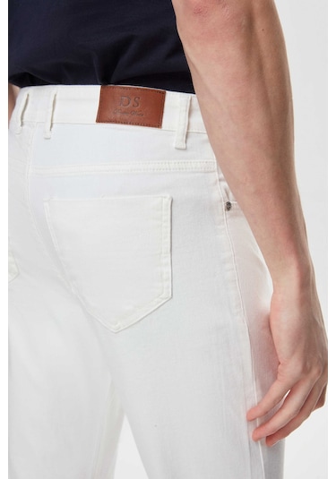 Ds Damat Slim Fit Ekru Gabardin Denim Pantolon 4hcc3t404003m Ekru