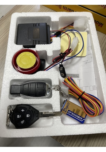 Motosiklet Alarm 122 Desibel Mercedes Anahtarlı Kaliteli