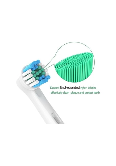 Lovyco Floss Action 4’lü Oral-B Uyumlu Dış Fırçası Yedek Başlığı