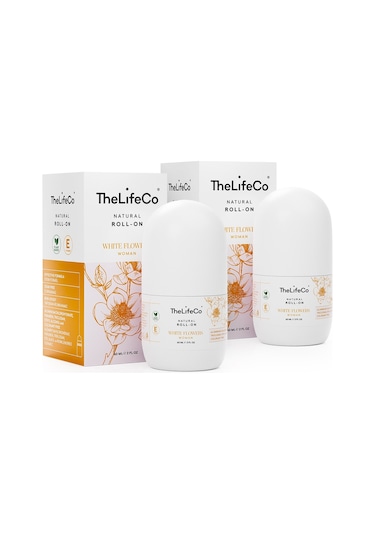 The Lifeco White Flowers Kadın Roll-On Deodorant 2 x 60 ML