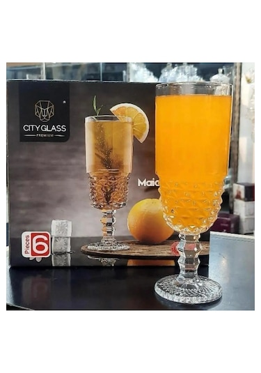 6 Lı Kristal Cam Kahve Yanı Bardağı Meşrubat Bardağı Bardak