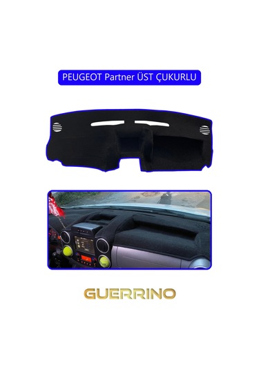 Peugeot Partner Üst Çukurlutorpido Koruma Halısı Mavi Kenar Uyumlu
