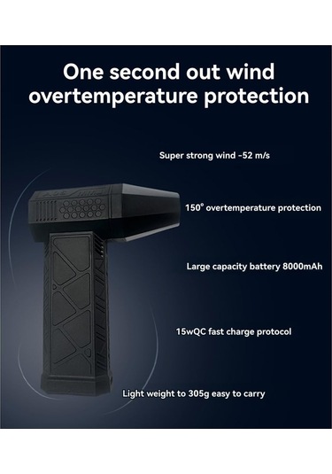 Ambition Handheld Air Blower 130000 Rpm Mini Turbo Jet Fan