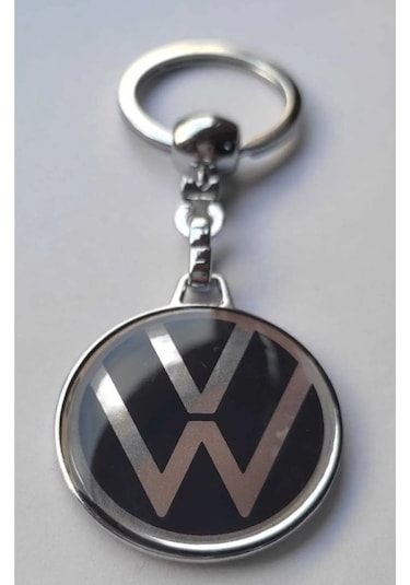 Volkswagen Uyumlu Logolu Metal Otomobil Anahtarlığı