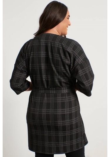 Kuşak Detay Triko Hırka